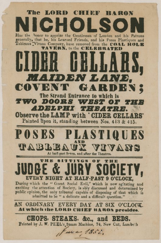 Cider kjellere av English School
