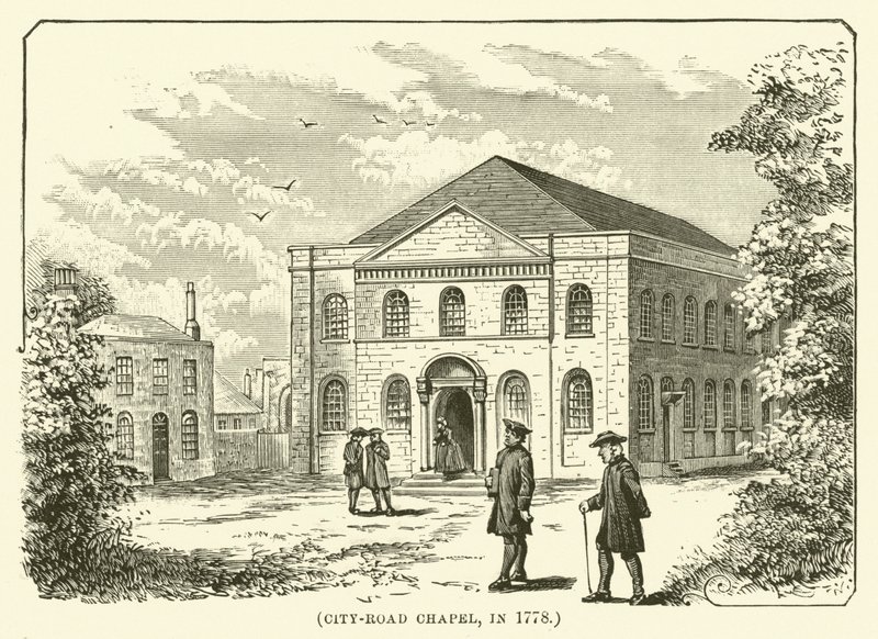 City-Road Chapel, i 1778 (gravering) av English School
