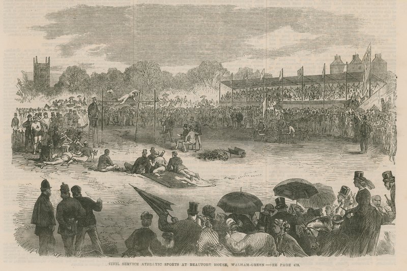 Civil Service Athletic Sports på Beaufort House, Waltham Green av English School