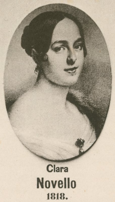Clara Novello (gravyr) av English School