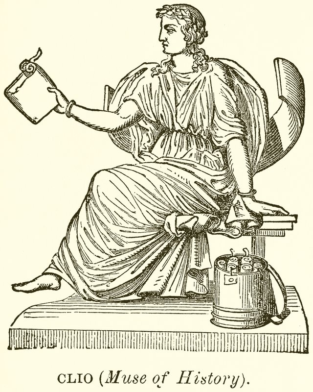 Clio (Muse of History) av English School