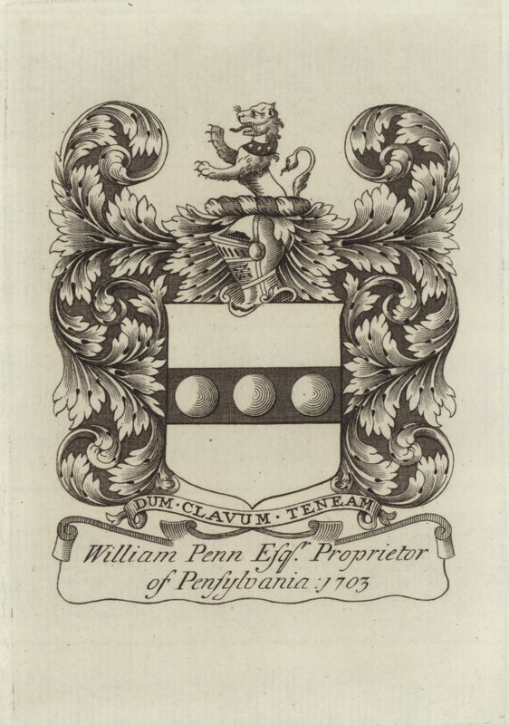 Våpenskjold fra William Penn av English School