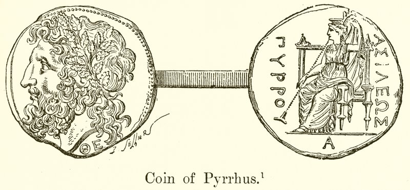 Mynt av Pyrrhus av English School