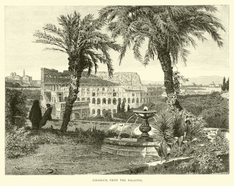 Colosseum, fra Palatine av English School