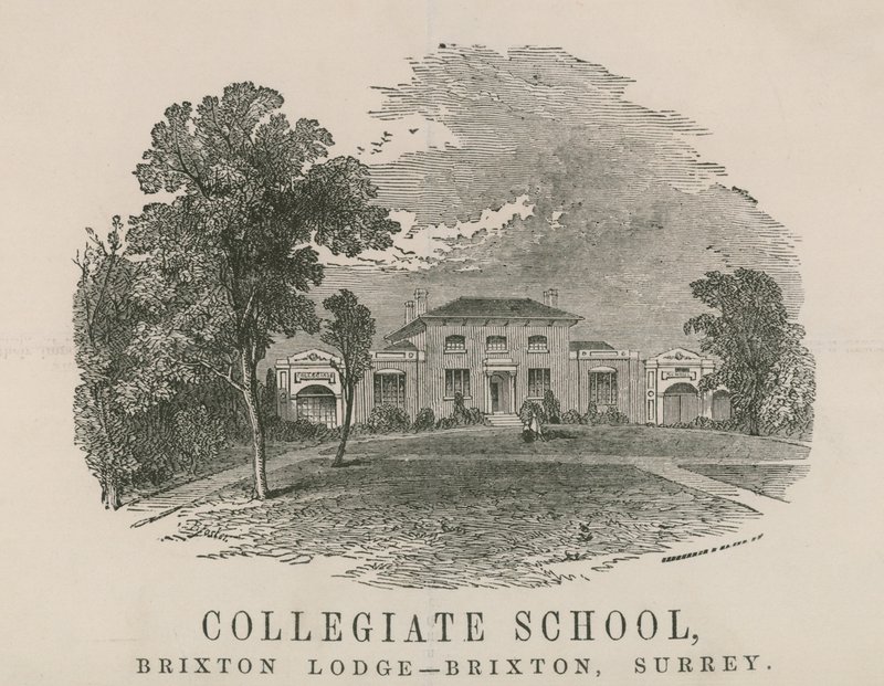 Collegiate School, Brixton Lodge, Brixton, Surrey av English School