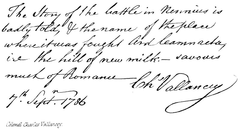 Oberst Charles Vallancey av English School