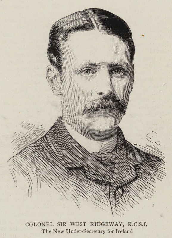 Oberst Sir West Ridgeway, KCSI (gravering) av English School