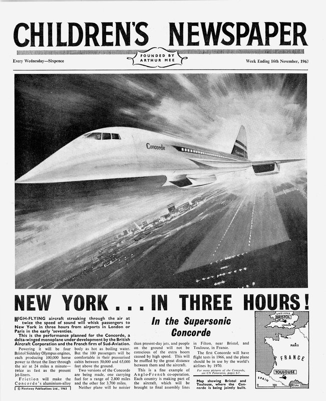 Concorde, forside av 