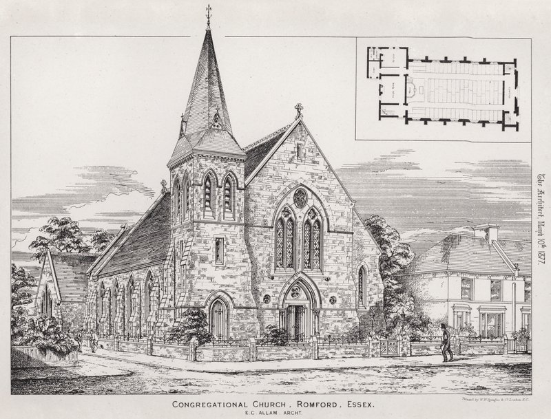 Congregational Church, Romford, Essex av English School