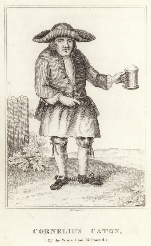 Cornelius Caton, av den hvite løven Richmond av English School