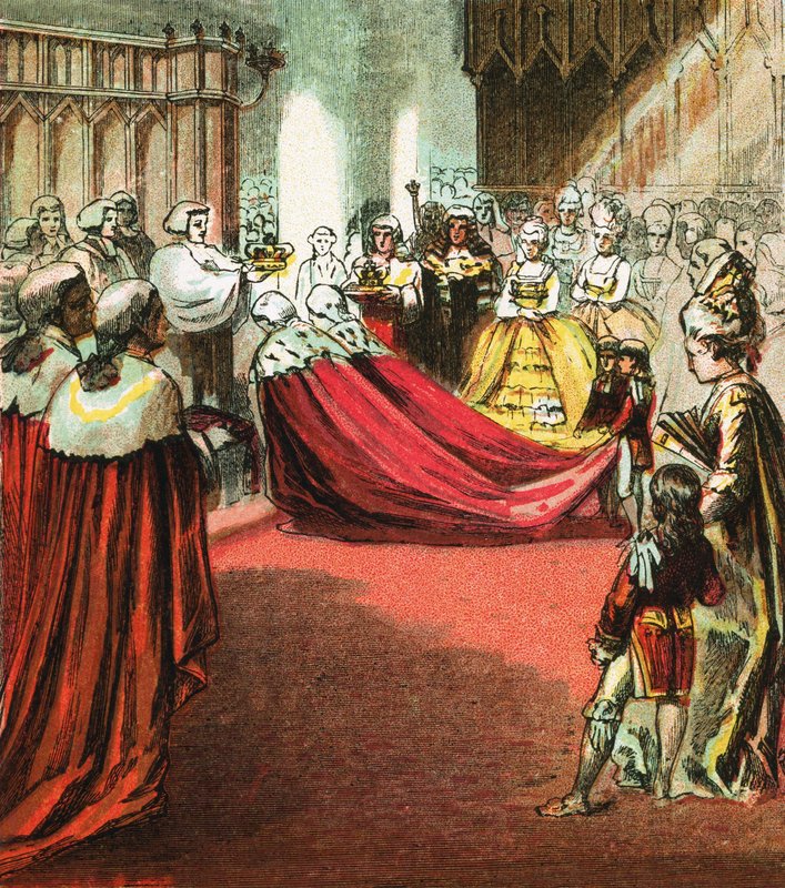 Kroningen av George III av English School