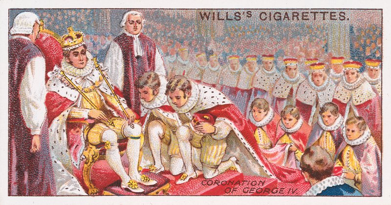 Kroningen av George IV av English School