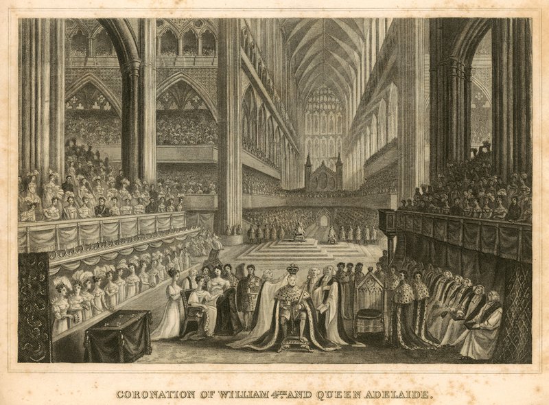 Kroning av kong William IV og dronning Adelaide av English School