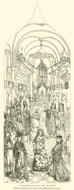 Kroningen av Ludvig XII i Reims av English School
