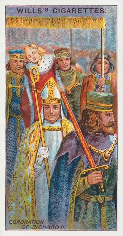 Kroningen av Richard II av English School