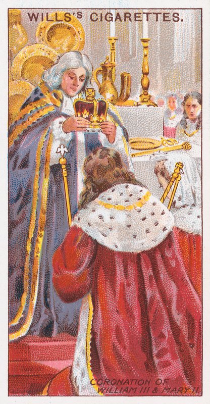 Kroningen av Vilhelm III og Maria II av English School
