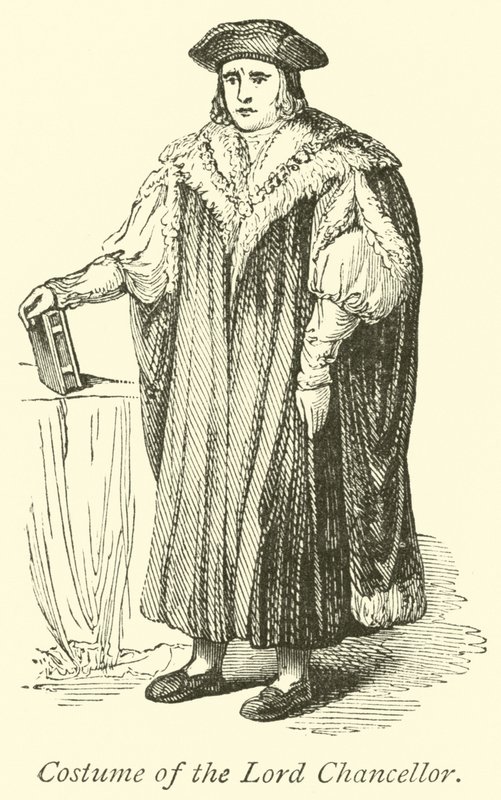 Drakt av Lord Chancellor av English School