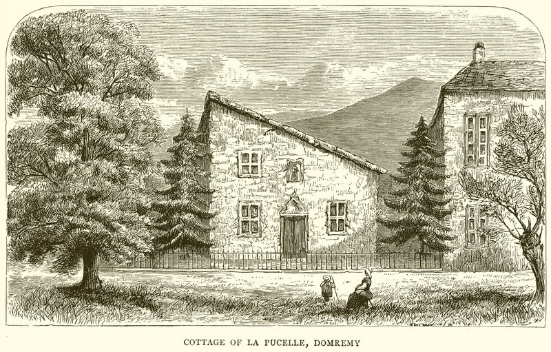 Hytte i La Pucelle, Domremy av English School