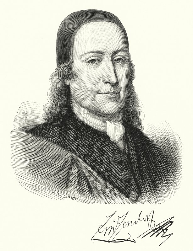 Grev Zinzendorf (gravering) av English School