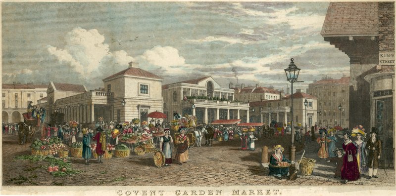 Covent Garden Market, London av English School