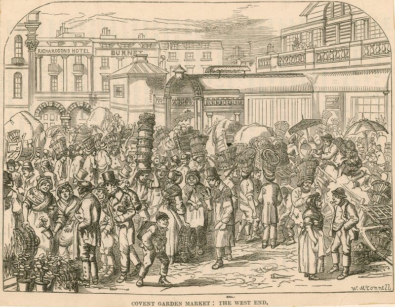 Covent Garden Market, London: West End av English School