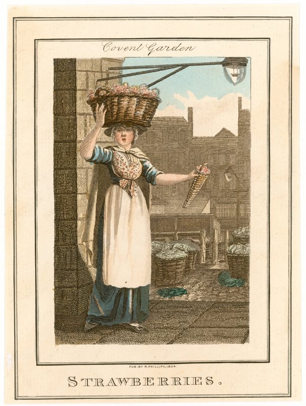 Covent Garden. Jordbær av English School