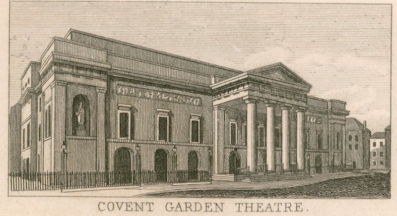 Covent Garden Theatre, London av English School
