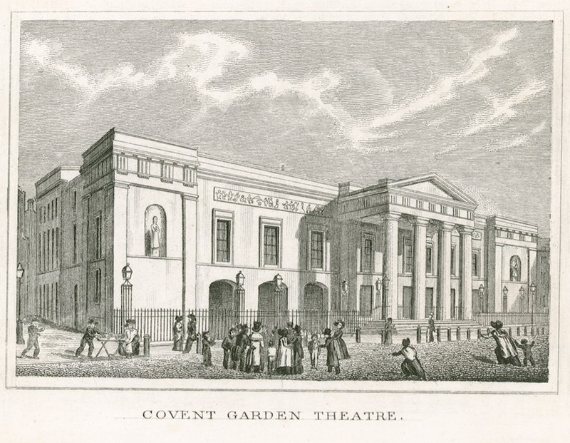 Covent Garden Theatre, London av English School