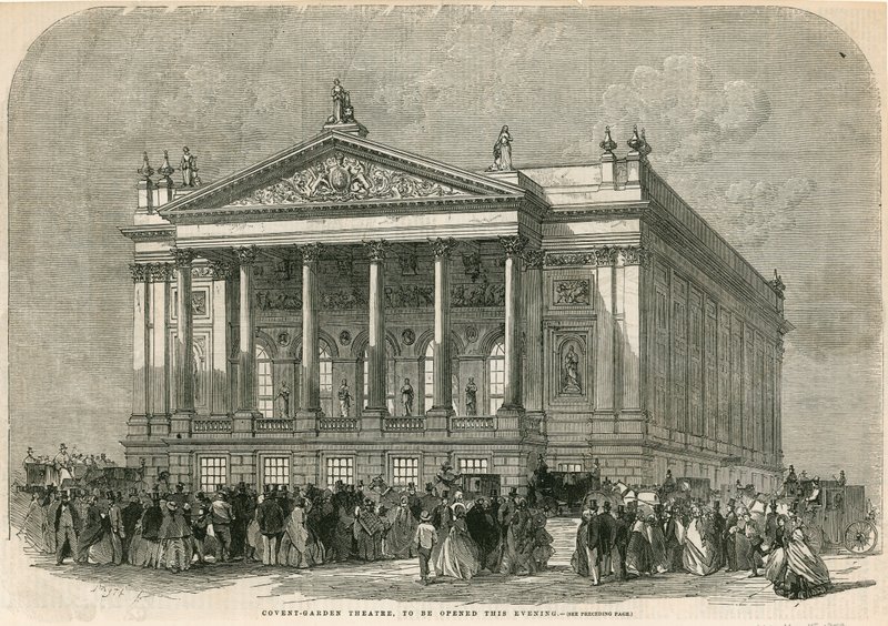 Covent Garden Theatre, London - åpnes i kveld av English School