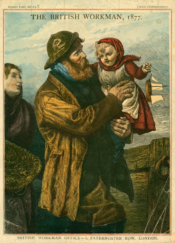 Cover av The British Workman, 1877 av English School