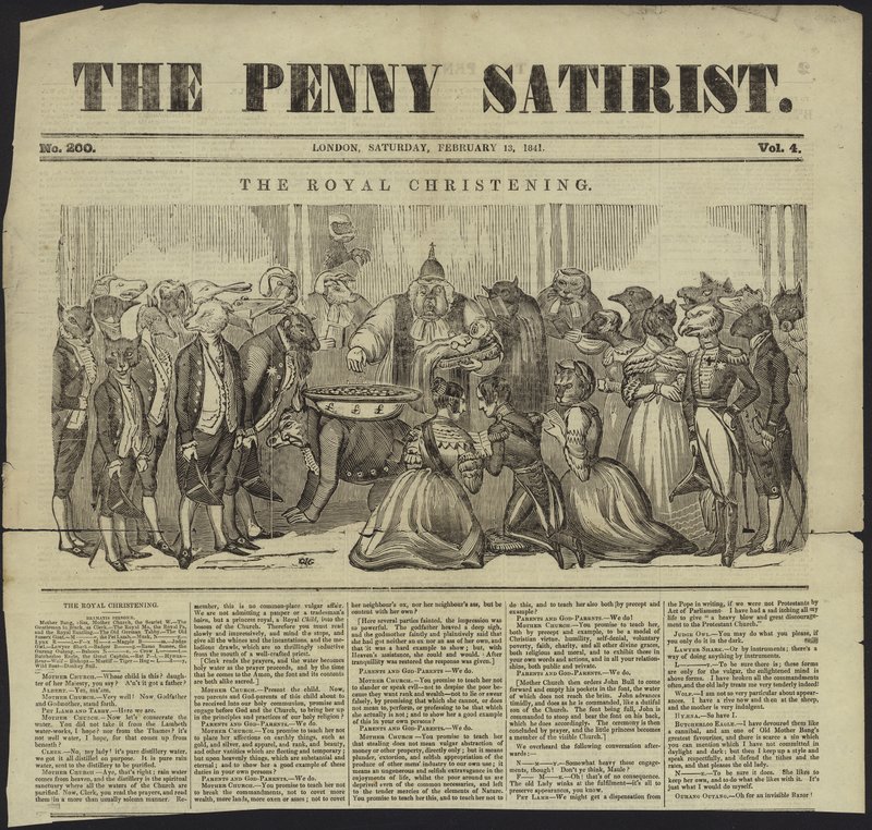 Cover av The Penny Satirist av English School