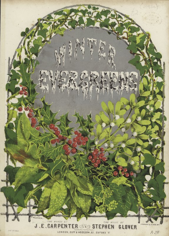 Cover av Winter Evergreens av English School