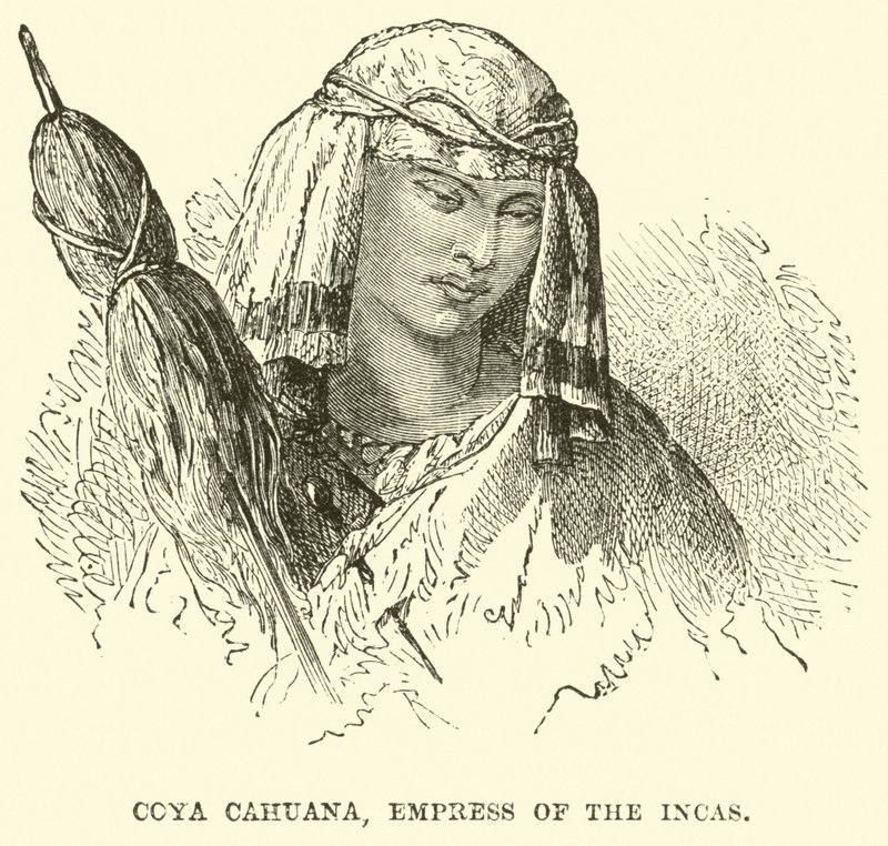 Coya Cahuana, keiserinne av inkaene av English School