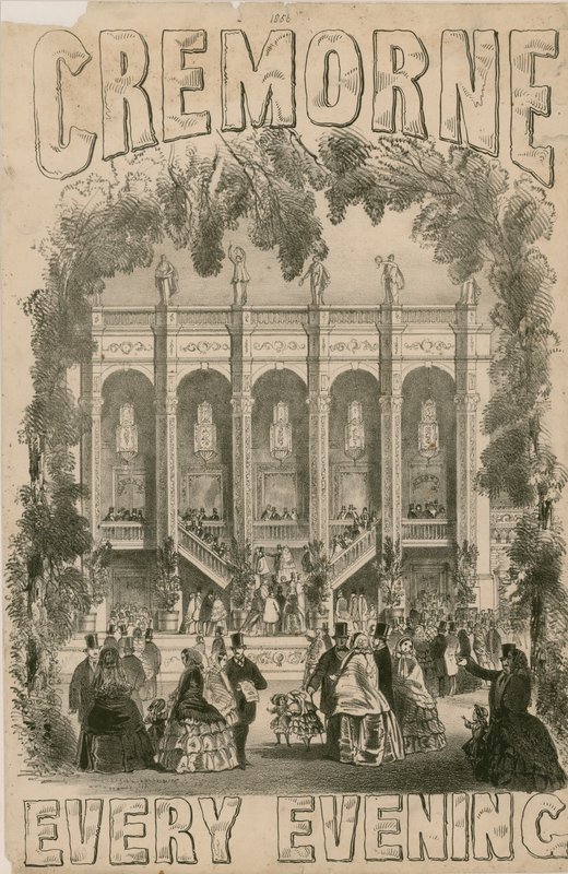 Cremorne Gardens, London av English School