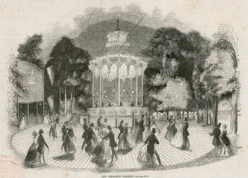 Cremorne Gardens, London: Krystallplattformen av English School