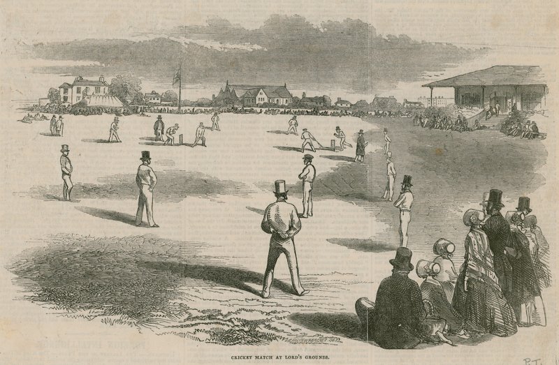 Cricketkamp på Lords Grounds av English School