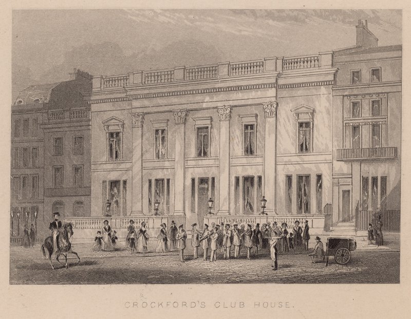 Crockfords klubbhus, London av English School