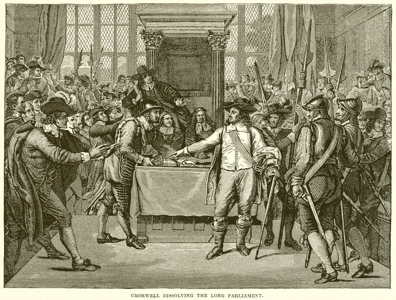 Cromwell oppløser det lange parlamentet av English School