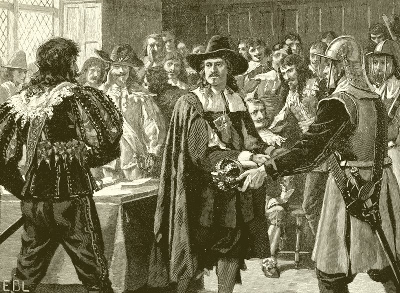 Cromwell oppløser det lange parlamentet av English School