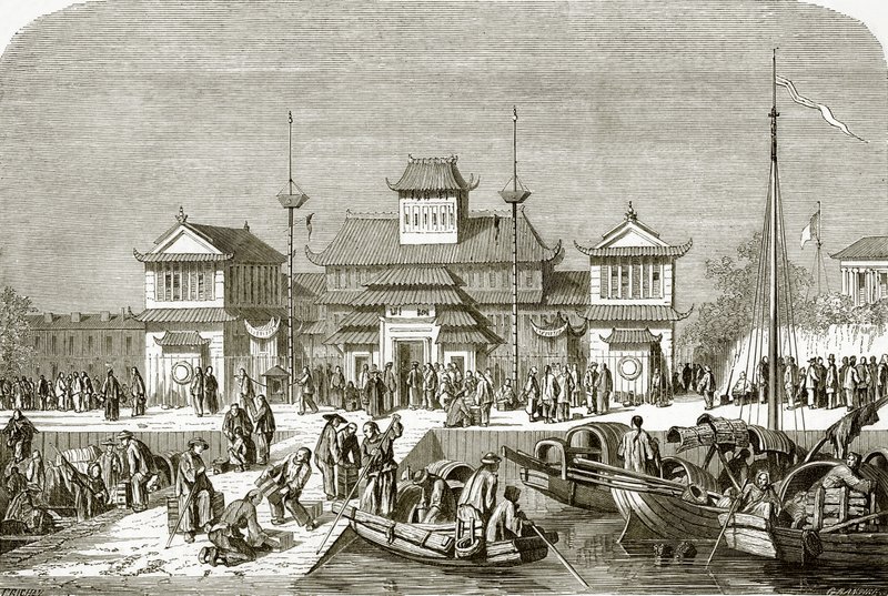 Custom house i Shanghai av English School