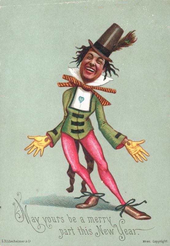 Dandy Man, nyttårskort av English School