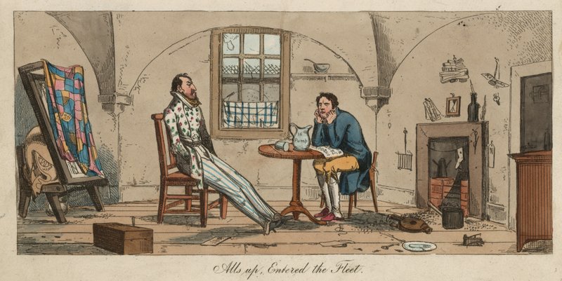 Dashall og Lubin i Fleet Prison av English School