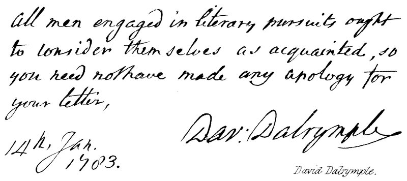 David Dalrymple av English School