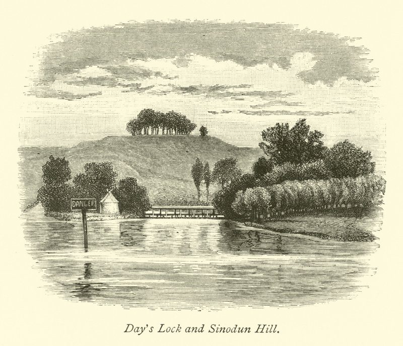 Days Lock og Sinodun Hill av English School
