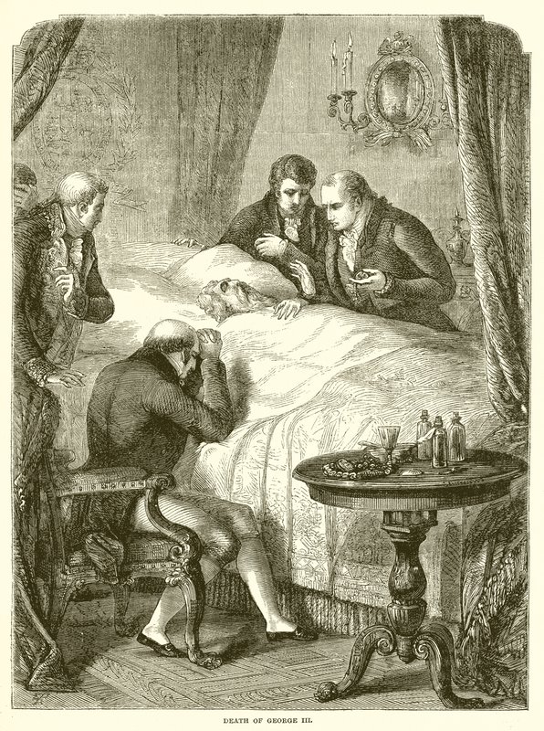 George IIIs død av English School