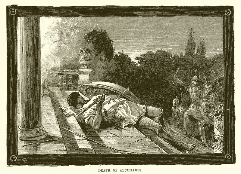 Alkibiades død av English School