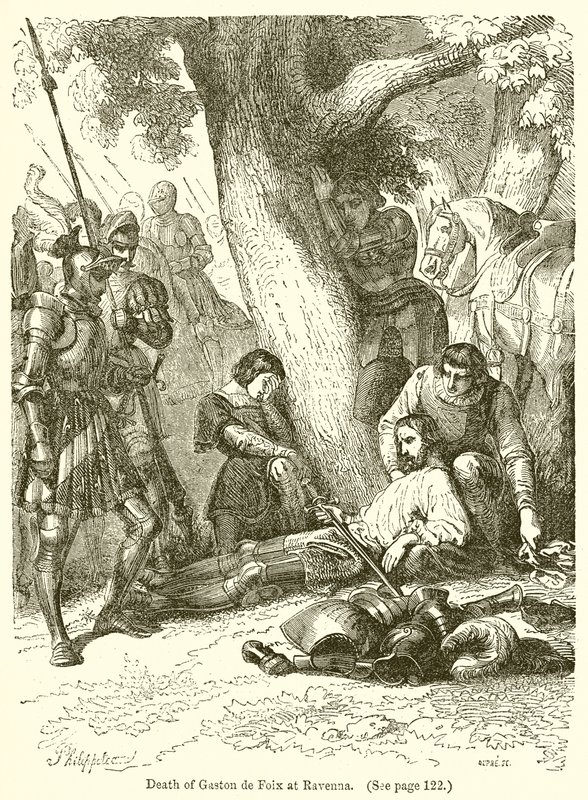 Gaston de Foix døde i Ravenna av English School