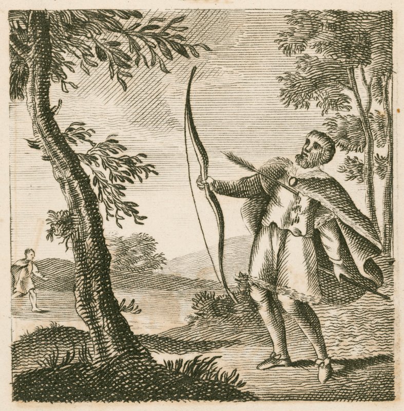 Død av kong William II under jakt i New Forest, Hampshire av English School