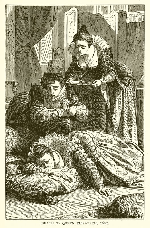 Dronning Elizabeths død, 1601 av English School