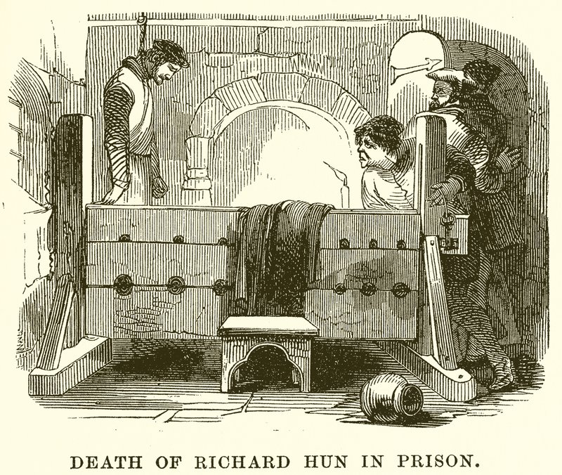 Richard Huns død i fengselet av English School